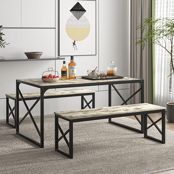 VECELO Kitchen Dining Table Set by VECELO
