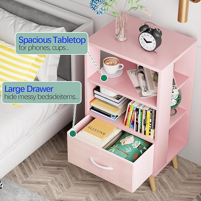 Night Stand, Nursery Side Table - Image 7