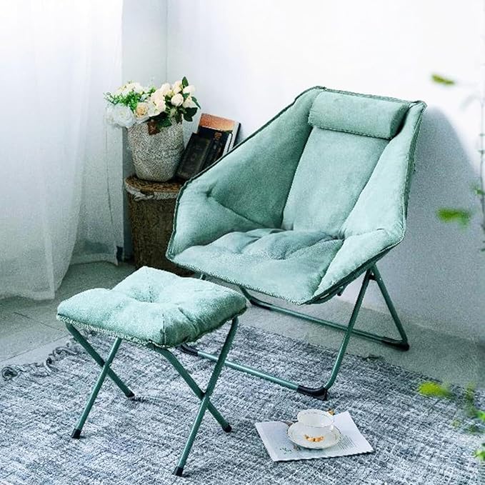 Hexagon Foldable Living Room Chair, Saucer Chair - Image 7