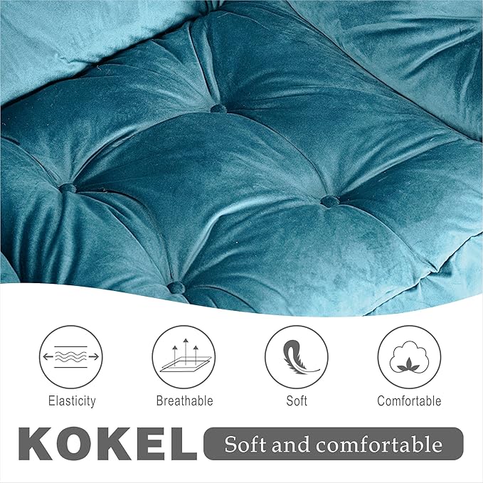 Lazy Chair with Folding Ottoman, Living Room Chairs, Accent Contemporary Lounge - Image 6