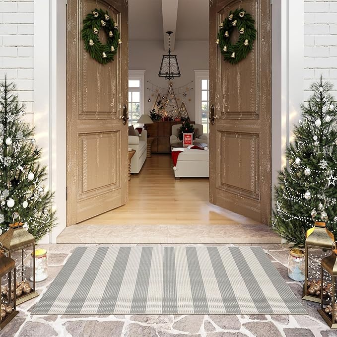 OJIA Indoor Outdoor Rugs 3'x5', Washable Area Rug Entryway Rugs Indoor Front - Image 9