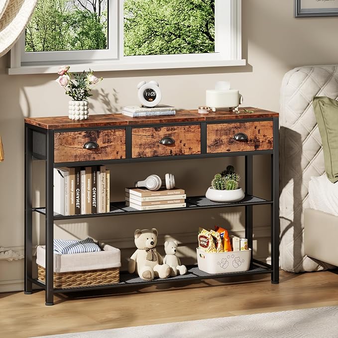 Furologee Entryway Table, Industrial Entry Way Table - Image 9