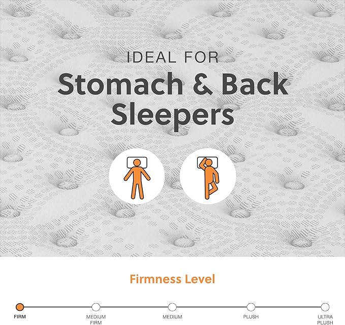 Signature Design by Ashley Twin Size Comfort Plus 10 Inch Hybrid Mattress - Image 5