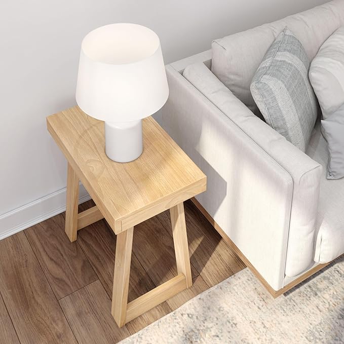 Plank+Beam Classic Rectangular Side Table, Slim Side Table - Image 4