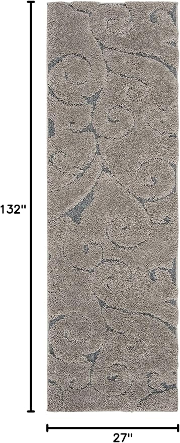 SAFAVIEH Florida Shag Collection Runner Rug - Image 2