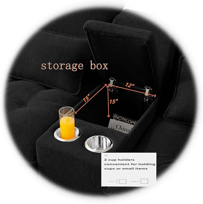 130" U-Shaped Sectional Sofa - Image 4