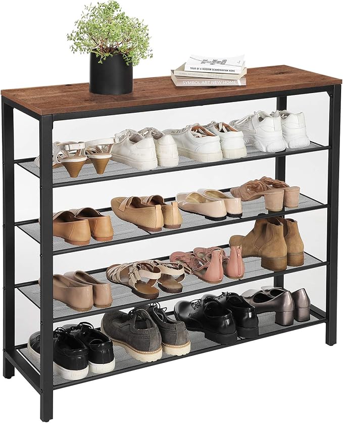 VASAGLE INDESTIC Shoe Rack, Shoe Organizer - Image 7