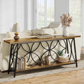 70.9-Inch Sofa Table, 2-Tier Narrow Console Table by Celaform