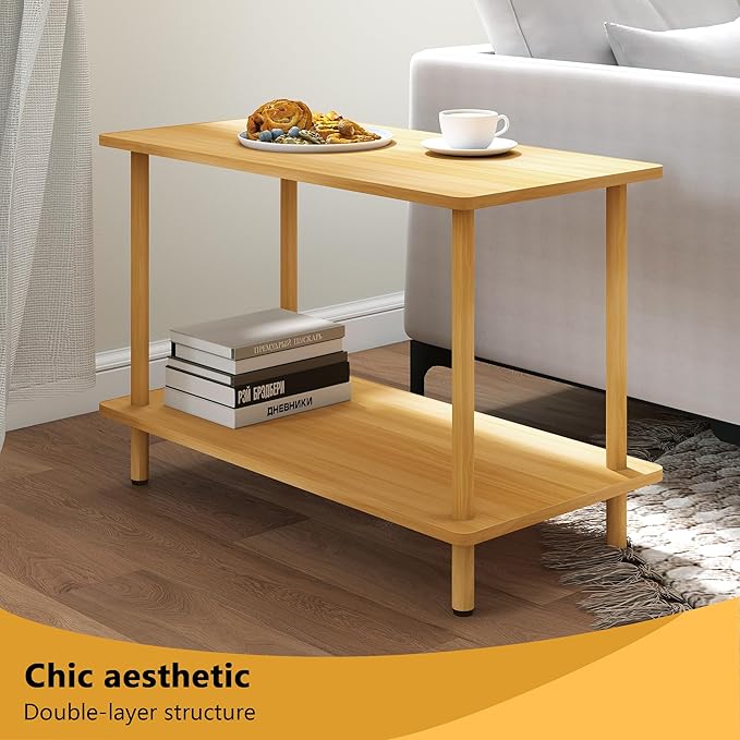 2-Tier End Table, Minimalist Modern - Image 6