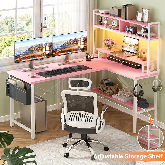 Aheaplus L Shaped Gaming Desk - Image 2