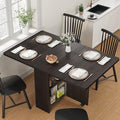 IDEALHOUSE Folding Dining Table, Drop Leaf Dining Table by IDEALHOUSE