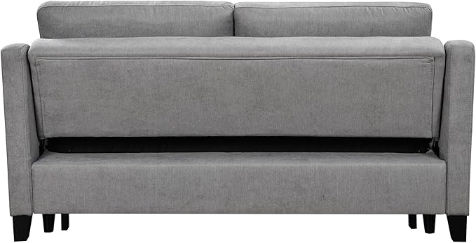 ERYE Modern 3-in-1 Sofa Loveseat Convertible Sleeper Sofabed, Queen Size - Image 5