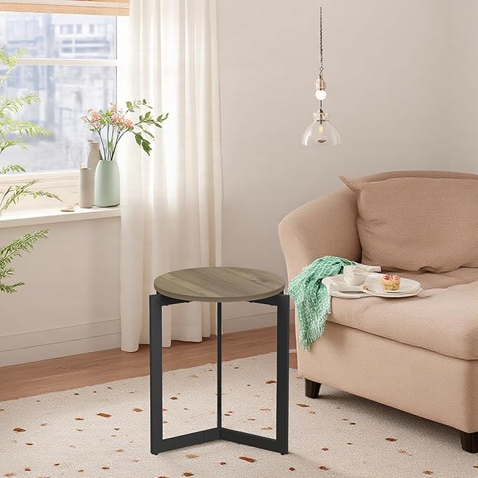 Round Dining Table, 15.75" Small Dinner Table - Image 3