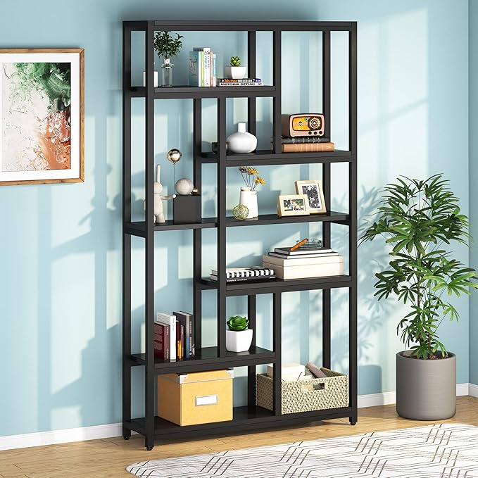 Tribesigns 79 Inch Bookshelf, 7-Tier Tall Bookcase - Image 4