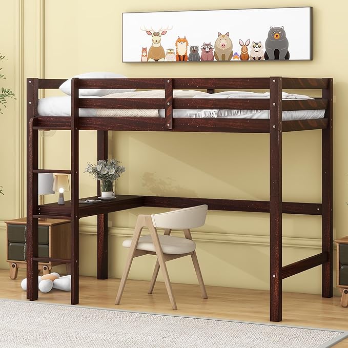 HomSof Modern Twin Loft Bed by HomSof
