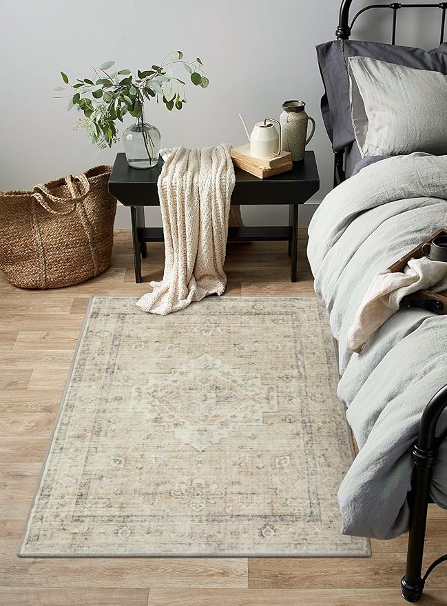 LIVEBOX Entryway Rug 3x5 Washable Area Rugs - Image 2