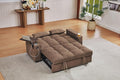65-inch Multifunctional Loveseat Pull Out Sleeper Sofabed W/Cupholders by Unknown