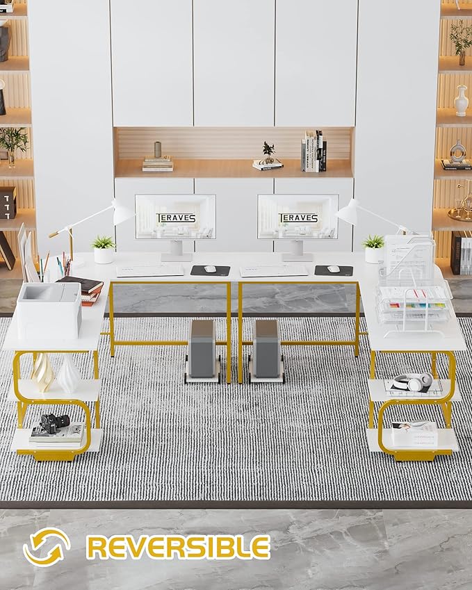 Teraves Reversible L Shaped Desk - Image 2
