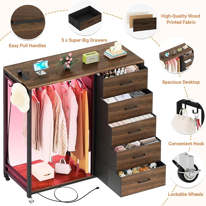 Cyclysio Dresser for Bedroom - Image 6