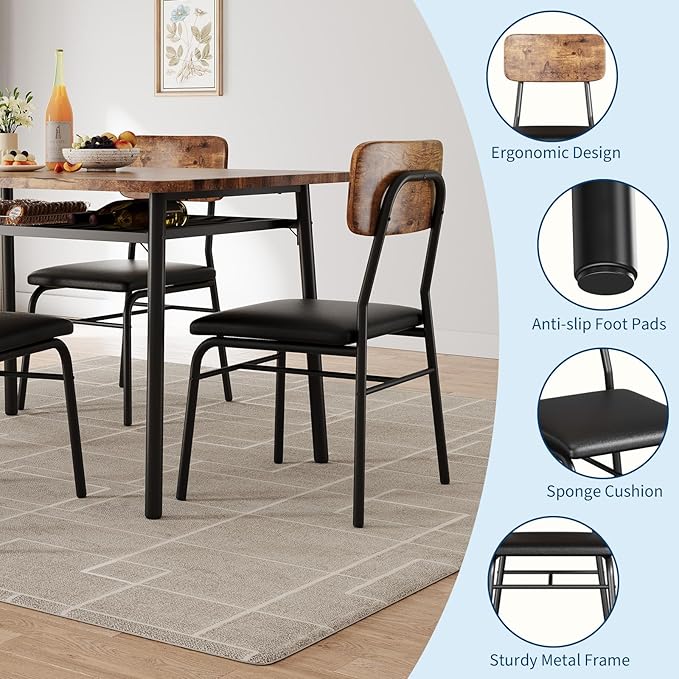 GarveeHome Dining Table for 2 - Image 7
