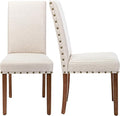 Parsons Kitchen Dining Chair Set Room Modern Upholstered Stylish Fabric High by SNUGWAY