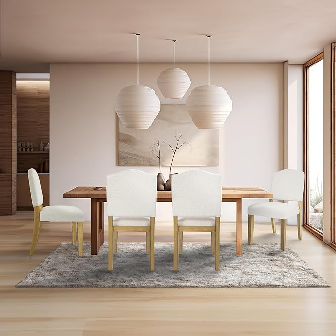 HomePop Open Back Upholstered Dining Chair - Image 2