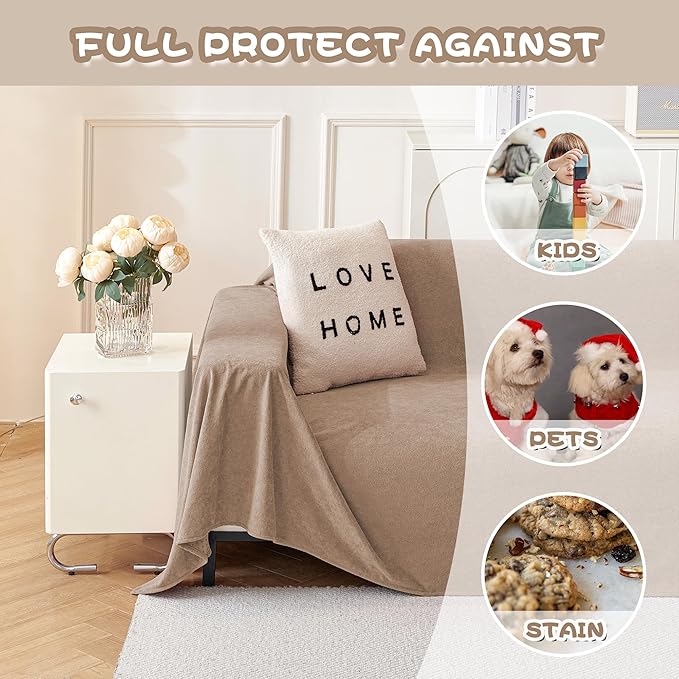 MYSKY HOME Sofa Slipcovers Sofa Covers Washable, Couch Cover - Image 2