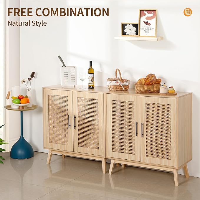 Rengue Sideboard Buffet Cabinet - Image 5