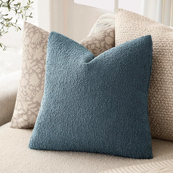 Foindtower Pack of 2, Decorative Textured Boucle Throw Pillow Covers Accent - Image 5