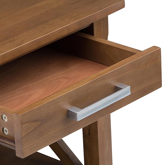SIMPLIHOME Kitchener SOLID WOOD 21 inch Wide Square Contemporary End Side Table - Image 5