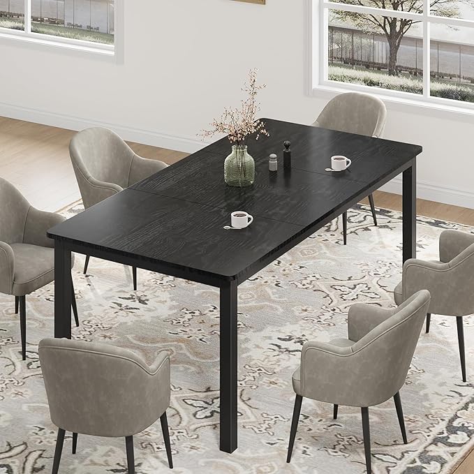 GarveeHome 78.7in Industrial Dining Table by GarveeHome