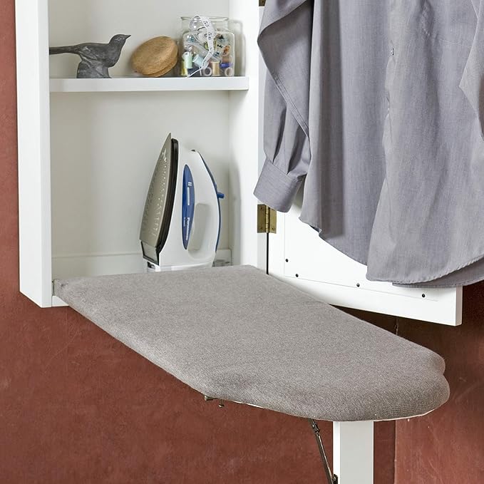 SEI Furniture Wall Mount Fold Ironing Center, 16 W x 7 D x 42 H - Image 6