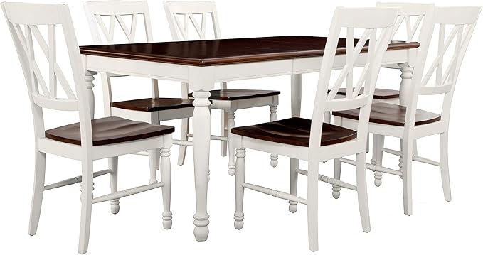 Crosley Furniture Shelby 7-Piece Traditional Dining Table Set by CrosleyFurniture