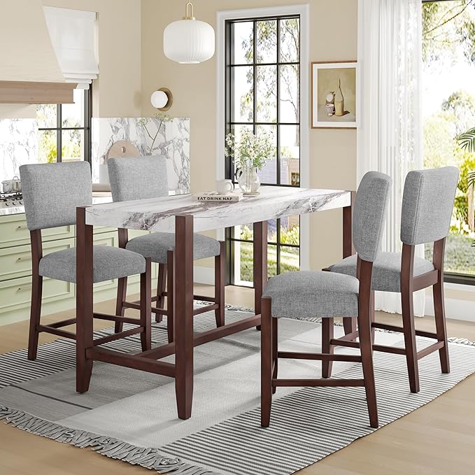 Ball & Cast 5-Piece Dining Table Set - Image 2