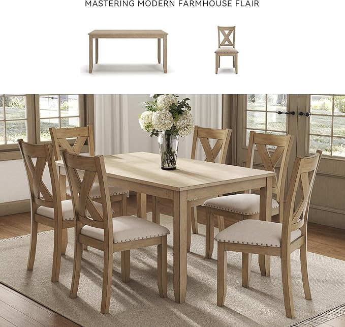 Signature Design by Ashley Sanbriar Casual Dining Table and Upholstered Chairs - Image 5