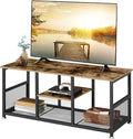 VECELO TV Stand Up to 50 Inches, 39 Inch Industrial Entertainment Center Media by VECELO