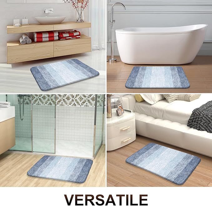 OLANLY Bathroom Runner Rugs 47x20, Extra Soft Absorbent Microfiber Bath Rugs - Image 6