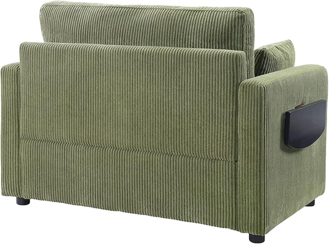 Twin Size Sofa Bed 47.2" Sleeper Sofa Loveseat Sofa - Image 7