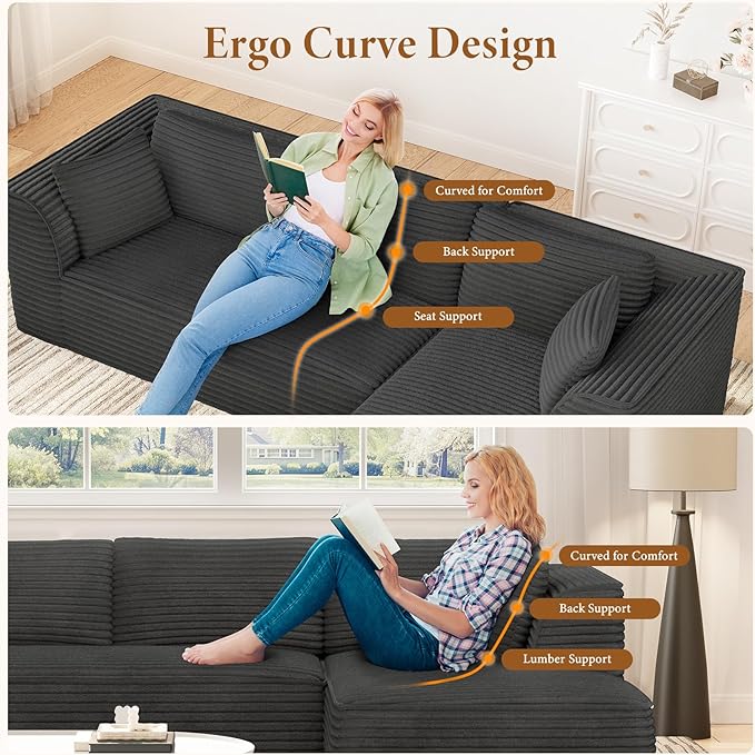 Vesgantti 106" Modular Sectional Sofa - Image 8