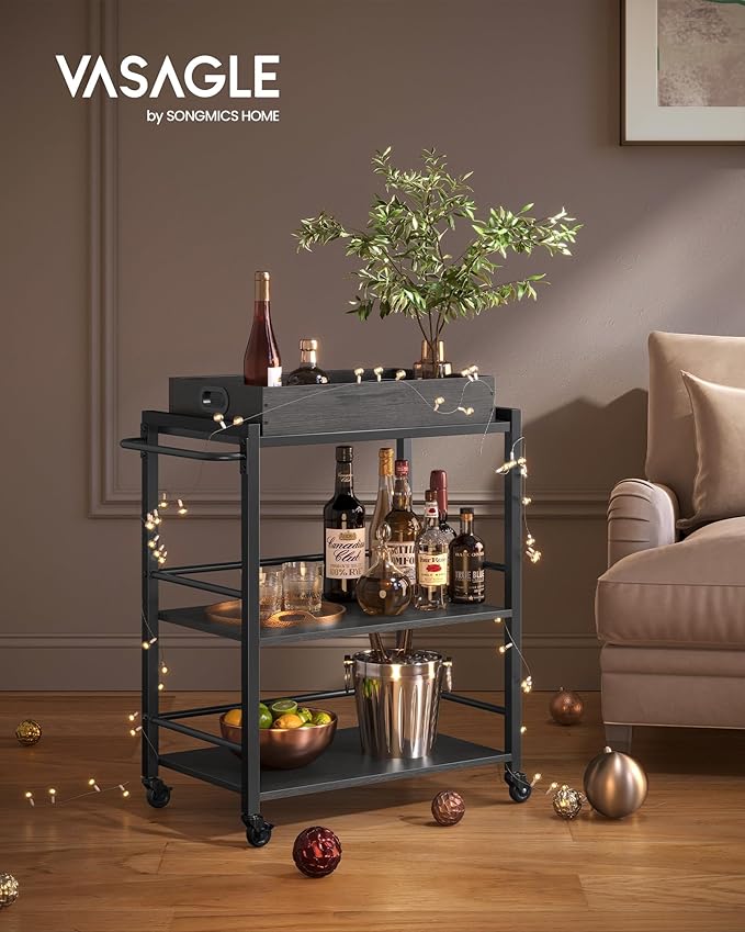 VASAGLE Kitchen Serving Cart - Image 2