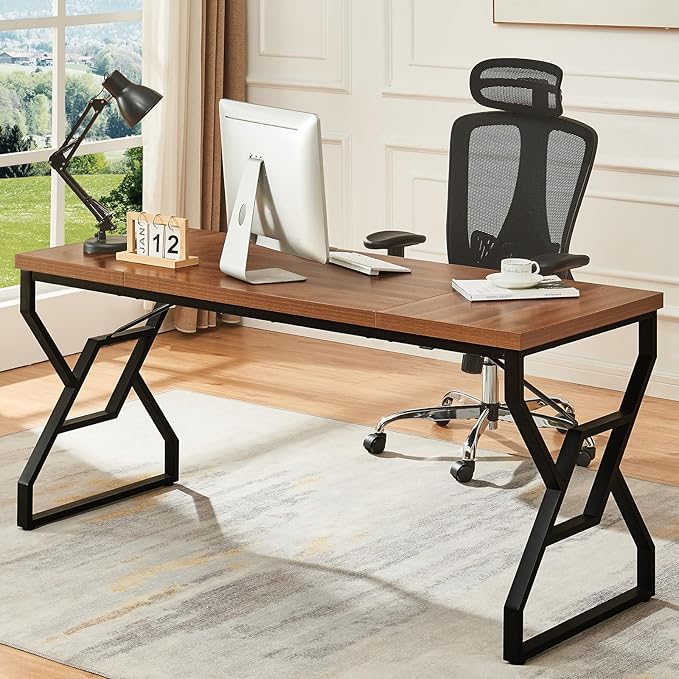HOMISSUE 63-inch Executive Desk, Large Home Office Desk by Homissue