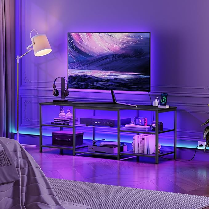 HOOBRO LED TV Stand for 65 Inch TVs - Image 2