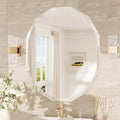 TokeShimi 30x36 Beveled Bathroom Mirror Frameless Stylish, Irregular Wall by RefinedBathroomAccessories