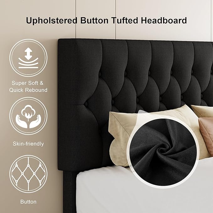 Feonase Full Size Platform Bed Frame - Image 3