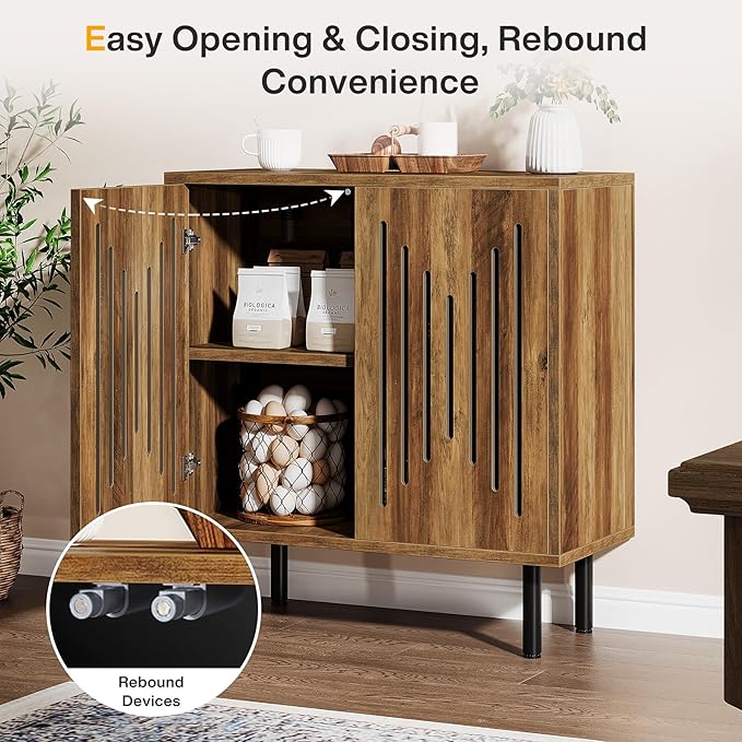 Tribesigns Set of 2 Sideboard Buffet - Image 5