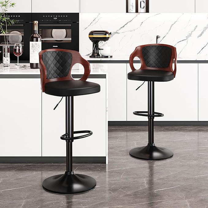 VECELO BarStools Set of 2, Counter Height Stools by VECELO