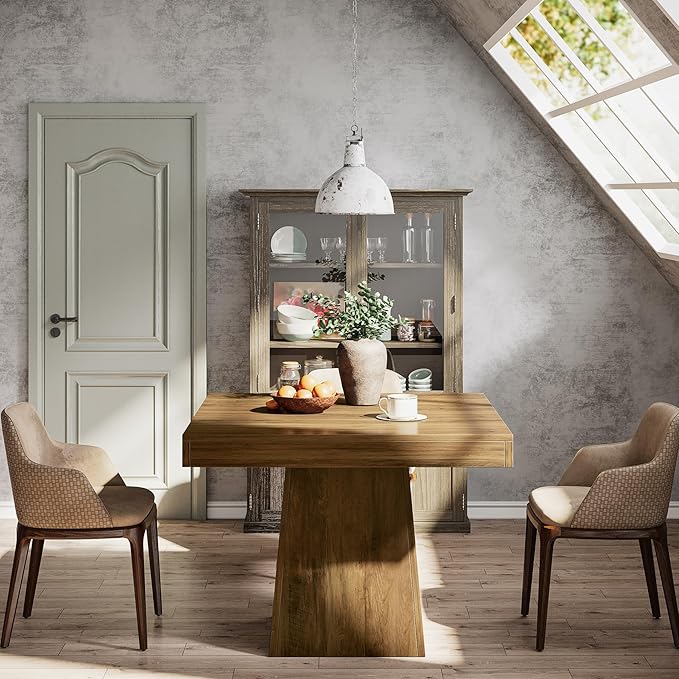 Tribesigns Square Dining Table for 4, 31.5-Inch Small Kitchen Table - Image 4