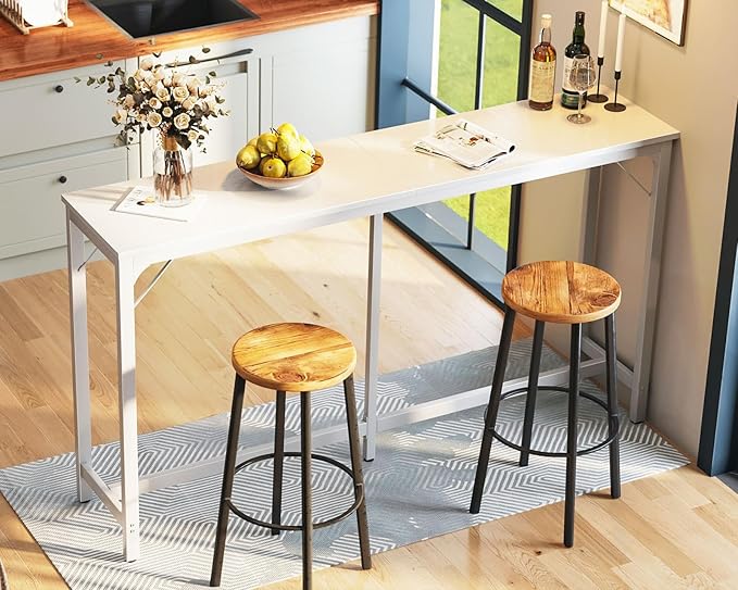 ODK 71 Inch Bar Table, Bar Height Pub Table, Counter Height Bar Table, - Image 2
