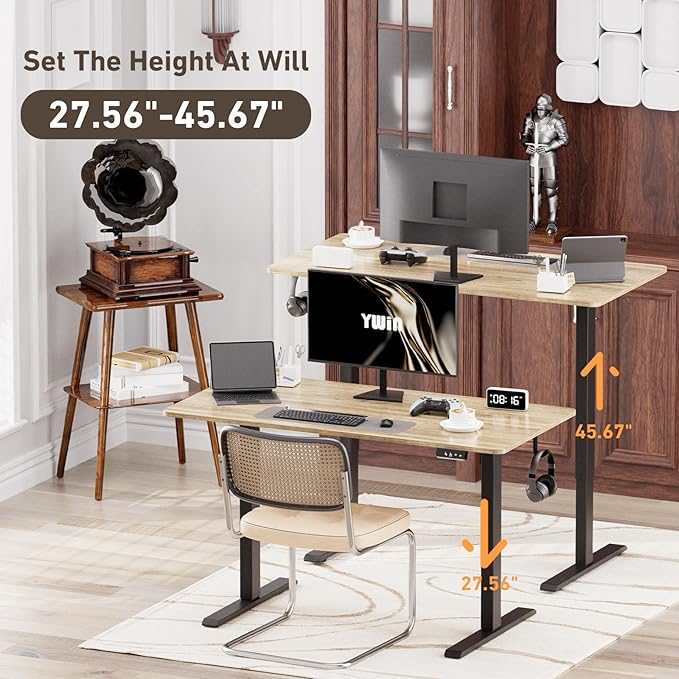 Ywin Electric Height Adjustable Standing Desk - Image 4