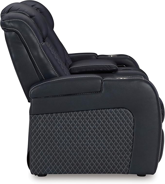 Signature Design by Ashley Fyne-Dyme Contemporary Power Reclining Loveseat - Image 9